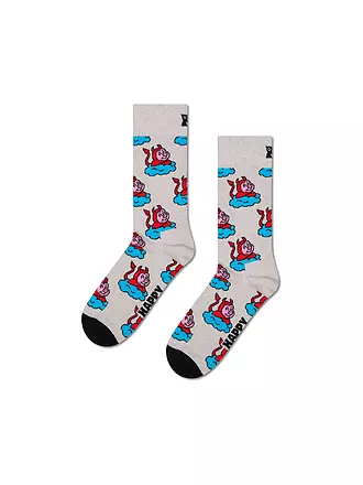 HAPPY SOCKS | Herren Socken BAD PIG 41-46 grey | 